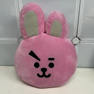 Cojín de almohada de felpa BT21 BTS Cookie Jungkook Pink Bunny Rabbit - Imagen 1 de 3