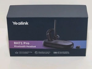 Yealink BH71 PRO Bluetooth Wireless Headset w/Case, Bluetooth Dongle - New - Photo 1/3