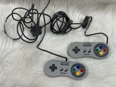 2 Super Nintendo SNES Super Pad Controller by Performance (READ) - Image 1 of 4