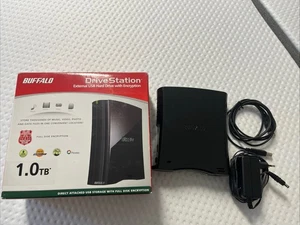 1TB Buffalo HD-CE1.0TU2-EU Externe USB 3.5-Zoll HDD Festplatte mit Netzteil! - Bild 1 von 8