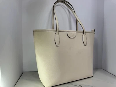 Chic Kate Spade New York Lori Tote Bag Large Parchment White Leather - Image 1 of 4