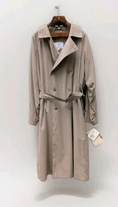 Gabardina larga con cinturón de microfibra London Fog para hombre 44 regular de colección nueva con etiquetas forro extraíble - Imagen 1 de 11