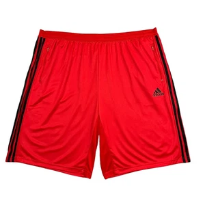 Adidas 3-Streifen sportliche Trainingsshorts Größe 3XLT rot H20843 neu mit Etikett - Bild 1 von 1