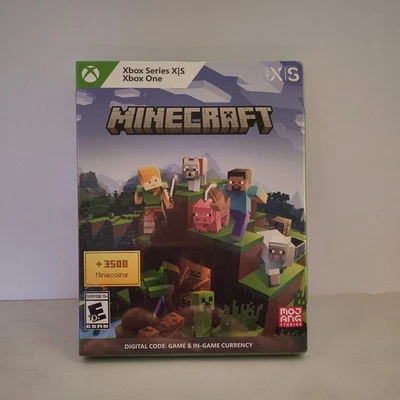 MINECRAFT + 3500 COINS For Microsoft Xbox One And Xbox Series X SEALED - Image 1 of 2