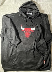 Chicago Bulls Hoodie Mens Size 5X Black Basketball NBA *FREE SHIPPING* - Picture 1 of 5