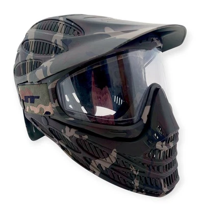 JT Flex 8 Cobertura Completa Térmica Paintball Máscara de Aire Casco Gafas Camuflaje Adulto O/S Foto 1 de 4