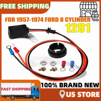 For Ford V8 Pertronix 1281 Ignition Points-to-Electronic Conversion Kit Ignitor✅ - Image 1 of 4