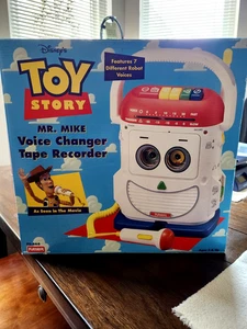 Disney TOY STORY Voice Changer Tape Recorder MR MIKE Playskool 1996 NOS NEW BOX - Bild 1 von 4