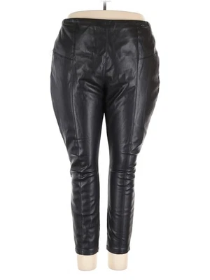 Marc New York Andrew Marc Women Black Leggings 3X Plus - Image 1 of 2