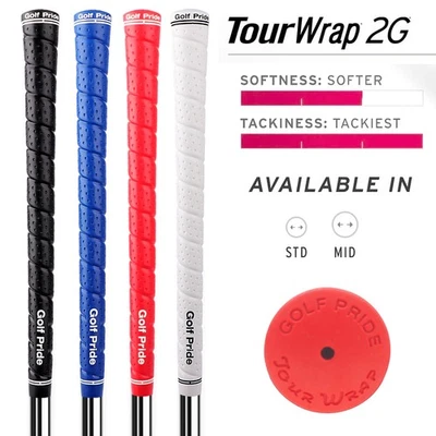 G.P Tour Wrap Rubber Golf Grip-Midsize/Standard-ForGolf Pride
