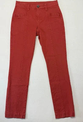 Cabi Explorer Pants Women's 6 Rust Orange Fall Slim Stretch Style Chino # 4138 - Image 1 of 4