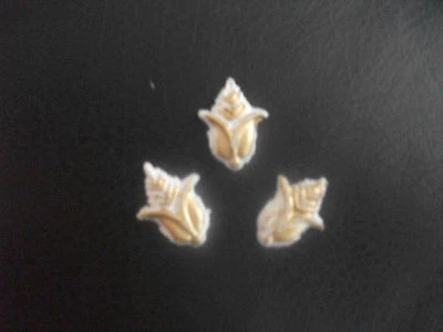 MOOSMÜLLER Wachsornament, Wachskunst, Rosenblüten, gold, Kerze selbst gestalten