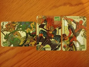 1995 Marvel Spiderman Vending Stickers - Lot Of 3 - Picture 1 of 1