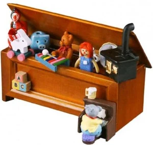 Puppenhaus Altmodische Gefüllt Toy Brust Miniatur Reutter Kinderzimmermöbel - Bild 1 von 8