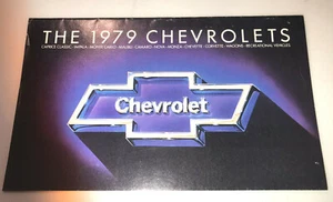 VTG The 1979 Chevrolets Brochure Camaros, Corvettes, Monte Carlo Advertisement - Picture 1 of 2