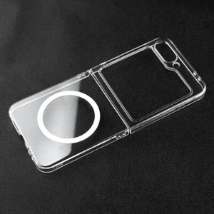 Funda Para Samsung Galaxy Z Flip6 Flip5 Flip4 3 Plegable MagSafe Imán Cubierta Transparente - Imagen 1 de 11