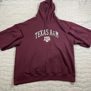 Sudadera con Capucha Texas A&M Para Hombres 2XL Granate Pullover Sudadera Aggies Bolsillo Cosas Genuinas - Imagen 1 de 9