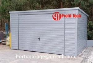 3,5x5 Blechgarage LAGERRAUM Metallgarage GERÄTESCHUPPEN Garage Container Laube - Bild 1 von 1