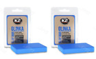 2 x K2 CLAY BAR Car Cleaning Detailing Re-usable Contamination Dirt Remover 60g