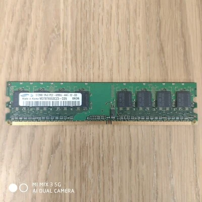 Samsung M378T6553CZ3-CD5 (512 MB, PC2-4200 (DDR2-533), DDR2 RAM, DIMM 240-pin) … - Image 1 of 2