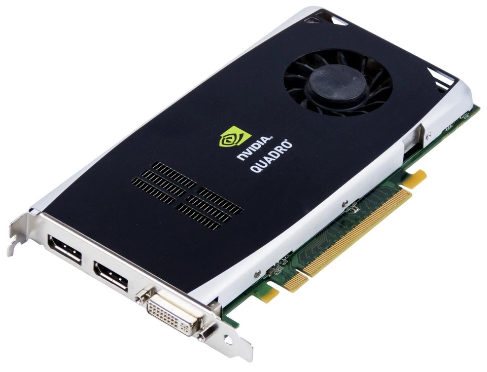 Graphic Card Nvidia QUADRO FX 1800 768MB GDDR3 PC 3D Cad 192-BIT 1x Dvi-I 2xDP - Image 1 of 2