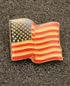 USA Waving American Flag United States Of America Lapel Pin - SPB - Picture 1 of 3