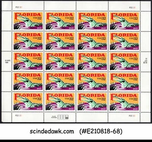 UNITED STATES USA - 1994 FLORIDA STATEHOOD - SHEETLET - MINT NH - Picture 1 of 1