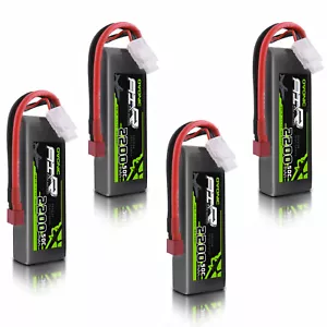 4X Ovonic 3S 2200mah Lipo akku 11.1 V 50C T für RC-Helikopter Auto LKW Boot - Bild 1 von 6