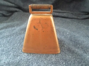 Small Brown Cowbell (brass or most likely copper) - Picture 1 of 3