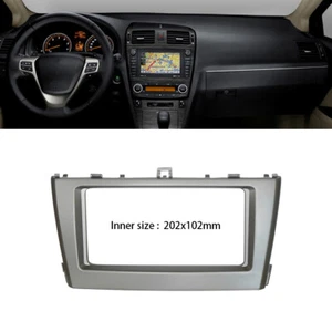 Fascia Stereo Radio Bezel Panel Frame Trim 2Din For Toyota Avensis T270 09-15 D - Picture 1 of 1