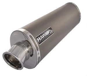 Ducati 900 SS Inj Plain Titanium Oval Exhaust End Cans UK - Imagen 1 de 1