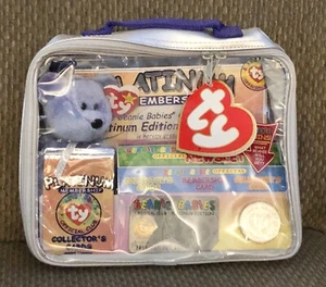 Kit de estuche coleccionable oficial del club TY Beanie Babies Platinum II 1999 membresía - Imagen 1 de 5