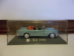 New-Ray 1955 Buick Century Diecast Model Car on Display 2000 Blue Red 1:43 Case - Picture 1 of 12