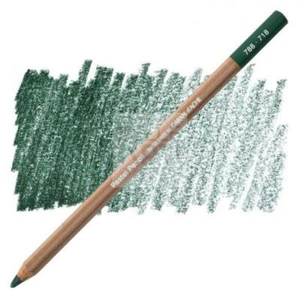 MATITE COLORATA SECCA " PASTEL PENCILS " CARAN D'ACHE 718 VERDE FTALO MEDIO - Picture 1 of 2