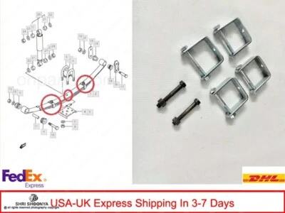 Rear Leaf Spring Repair Kit for 86-95 Suzuki Samurai — 第 1/4 张图片