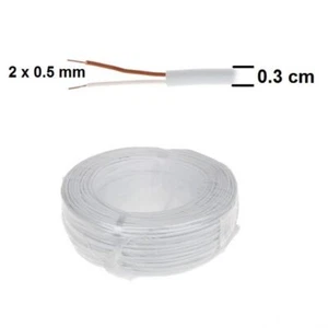 Cavo telefonico matassa 100m due fili rigido da 0.5mm - cavo europeo - rame d... - Imagen 1 de 1