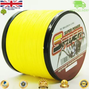 Super Dyneema 100-2000M 80 Pfund Angeln Zopf Karpfenlinie gelb Banane Spod Marker - Bild 1 von 2