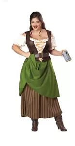 2XL Plus Tavern Maiden Beer Maid Renaissance Oktoberfest Medieval Womens Costume - Picture 1 of 8