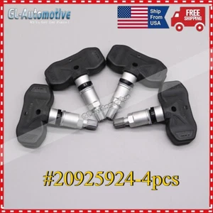 TPMS 20925924 For Chevy Malibu Corvette Pontiac Tyre pressure Sensor 315MHz 4X - Picture 1 of 12