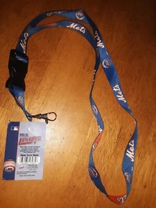 New york METS MLB Lanyard Clip Neck Tag Keychain for ID Keys Holder,⚾️☆187 - Picture 1 of 2
