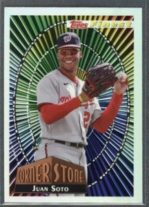 JUAN SOTO 2022 Topps Finest 'Cornerstone' Insert 94FC-JS - Picture 1 of 2