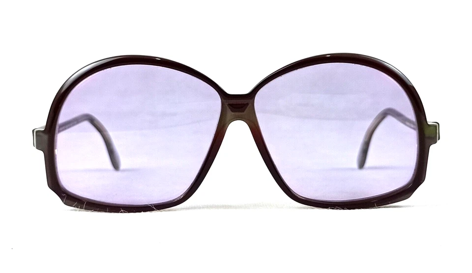 HIP-HOP CAZAL SUNGLASSES PURPLE GERMANY VINTAGE MOD. 156 58-10 W/T ORIGINAL CASE - Image 1 of 4