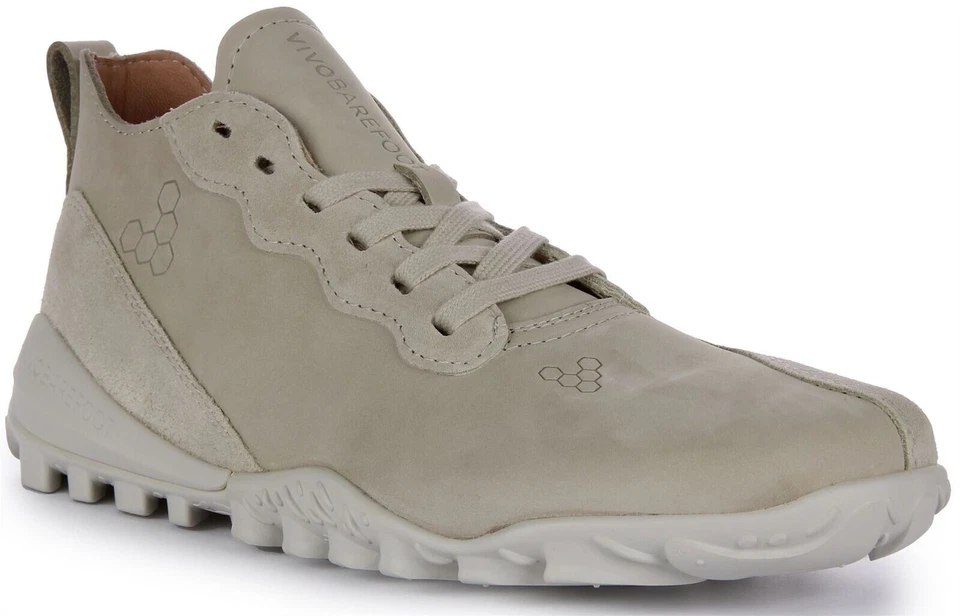 VIVOBAREFOOT Novus Medio Mujer Cordones Zapatillas En Arena Cuero Talla UK 4-9 Foto 1 de 4
