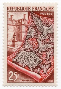 1954 - Francia - Arte e prodotti di lusso, 25 f. MNH** - Picture 1 of 2