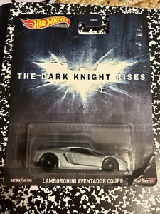 Hot Wheels Premium Dark Knight Rises Lamborghini Aventador Coupe 1:64 New - Picture 1 of 1