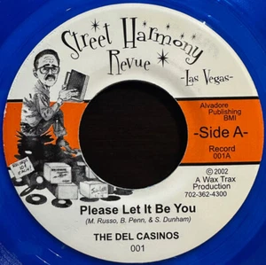 The Del Casinos - Please Let It Be You / Sandy (7" Single, Blue vinyl) - Foto 1 di 1