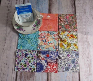 Bolsa/billetera de bolsa de té, estuche de bolsa de té, organizador de bolsas de té de viaje ~ gran regalo - Imagen 1 de 6
