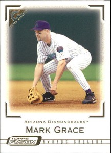 2001 Topps Fusion Arizona Diamondbacks Baseball Card #153 Mark Grace GAL