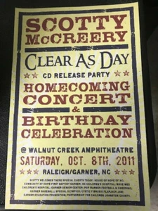 Póster de concierto de Scotty McCreery's - Imagen 1 de 1