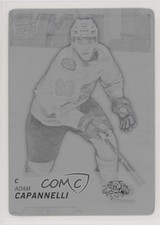 2018-19 Upper Deck CHL Printing Plate Black 1/1 Adam Capannelli #157 z1b